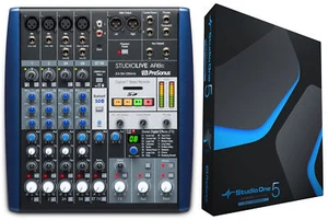 PRESONUS StudioLive SLM AR8C 8 Ch. Mixer Recording Interface+Software Upgrade - Picture 1 of 5