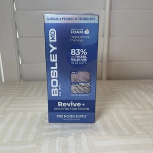 Bosley MD Revive + Gęszczająca pianka do włosów dla mężczyzn 2,11 uncji Dostawa na dwa miesiące nowa! - Zdjęcie 1 z 3