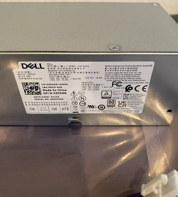 Dell 352NR Optiplex 7090 Precision 3450 300W Power Supply 6+4+4 PIN L300EPS-00 - Image 1 of 4
