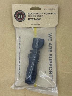 NOVO MONOPÉ TRILHO DE PRECISÃO B&T INDUSTRIES ACCU-SHOT BT13-QK PRM BT13 4,75"-5,65" - Imagem 1 de 2