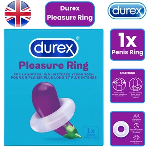 Durex Pleasure Cock Ring Longer, More Intense Pleasure Supports the Erection - Picture 1 of 5