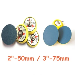 50mm 75mm Backing Pad Abrasive M6/M8 Shank Thread For Sanding Discs Air Sander - Foto 1 di 7