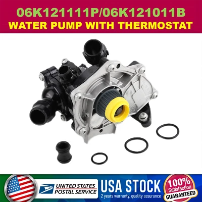 06K121011B For 2013-2019 Volkswagen Beetle Jetta Passat Water Pump 06K121111P - Image 1 of 4