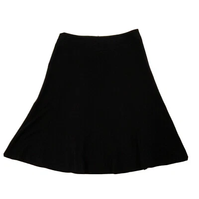 Falda Rafaella Línea A Negra Talla 8 Cremallera Trasera Panel Completo Carrera a Informal Foto 1 de 4