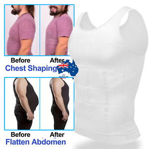 Gynecomastia Compression Shirts Men's Shapewear to Hide Man Boobs Moobs Tank Top