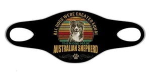 Chien de berger australien Lavable Respirer Masques De Protect Pet Meilleur Ami - Picture 1 of 1