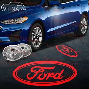 2X For Ford Side Rear View Mirror Puddle LED Courtesy Lights Projector - Picture 1 of 22