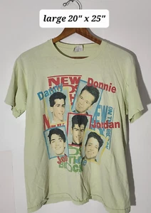 Vtg 1989 New Kids on the Block NKOTB Large Distressed T-Shirt Single Stitch USA - Picture 1 of 10