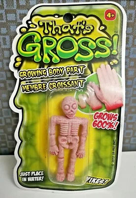 That's Gross Grow Your Own Body Part se expande 600% en agua broma mordaza divertida sellada Foto 1 de 3