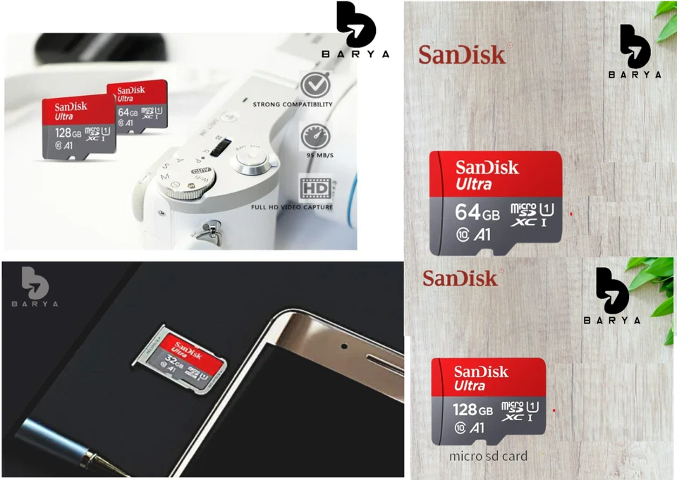 SanDisk Extreme 4K micro SD Speicherkarte MemoryCard 32GB 64GB 128GB 256GB - Bild 1 von 4