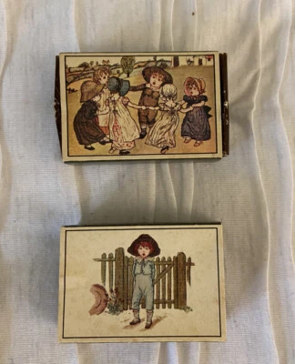 Merrimack Miniature Vintage Matchstick box Puzzle Made Hong Kong 2.5 X 1.75" - Image 1 of 3