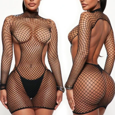 Hot Women Sexy Teddy Bodysuit Lingerie Bodystocking Underwear Babydoll Sleepwear - image 1 of 4