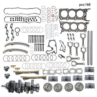 Kit de revisión de reconstrucción de motor LABLT 3,3 L para HYUNDAI Santa KIA Sorento 2010-2016 Foto 1 de 4