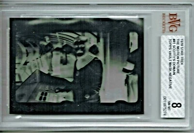 BVG 8 1979 STAR TREK TOPPS VAULT MASK NEGATIVE MOTION PICTURE SCOTTY'S DOMAIN - Image 1 of 2