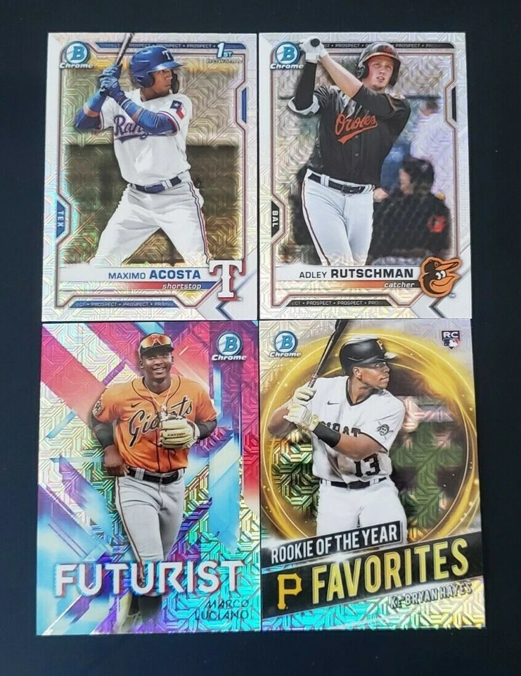 2021 Bowman Chrome Mega Box MOJO REFRACTORS BCP1 - BCP250 with Inserts You Pick - Image 1 of 1