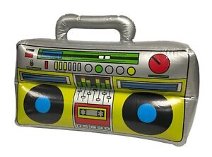 Inflatable Blow Up Radio Rap Boom Box Fancy Dress Christmas Party UK STOCK