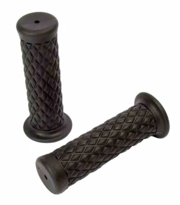Black Diamond Cafe Racer / Scrambler (7/8") 22mm Motorcycle Grip (Z) Foto 1 de 4