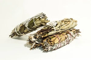 Salvia Blanca + Yerba Santa Mancha Paquete de 5""-6"" (4 piezas) #JC-91 - Imagen 1 de 4
