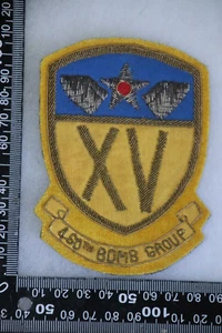 PARCHE DEL ESCUADRÓN DEL GRUPO BOMBA 460 15ª CHAQUETA DE LA FUERZA AÉREA AAF SEGUNDA GUERRA MUNDIAL COPIA ALAMBRE DE LINGOTES - Imagen 1 de 1