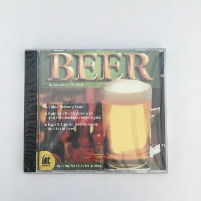 ARC Media Beer Interactive CD-ROM for Windows 95/98/NT/Mac [PC CD-Rom] {Sealed} - Image 1 of 2