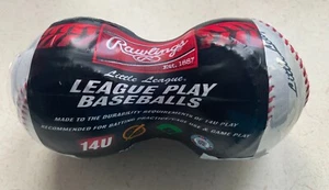 Rawlings Senior Little League Baseballs - 2 Ball Value Pack Unused - Picture 1 of 11