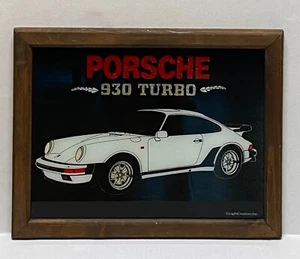 De Colección Gráfico Creaciones Porsche 930 Turbo Coche Deportivo Enmarcado Vidrio Brillo Imagen - Imagen 1 de 4