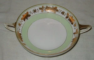 OLD NORITAKE NIPPON HAND PAINTED PORCELAIN SERVING BOWL, GOLD FLOWER DECORATION - Picture 1 of 5