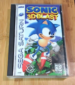 Sonic 3D Blast Sega Saturn Complete in Box Cib w Manual 1996 Excellent Condition