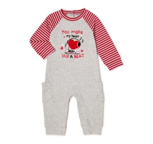 VALENTINE'S DAY UNISEX BABY ROMPER SIZE 3 - 6 MONTHS OUTFIT - Picture 1 of 3