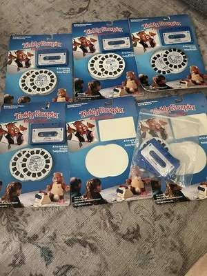 Lote de 5 Molinetes Vintage 1989Teddy Ruxpin Picture Show Tape & Picture 3 Novos Selados - Imagem 1 de 4