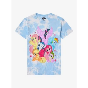 NWT Hot Topic My Little Pony Tie-Dye Boyfriend Fit Girls T-Shirt size M - Picture 1 of 6