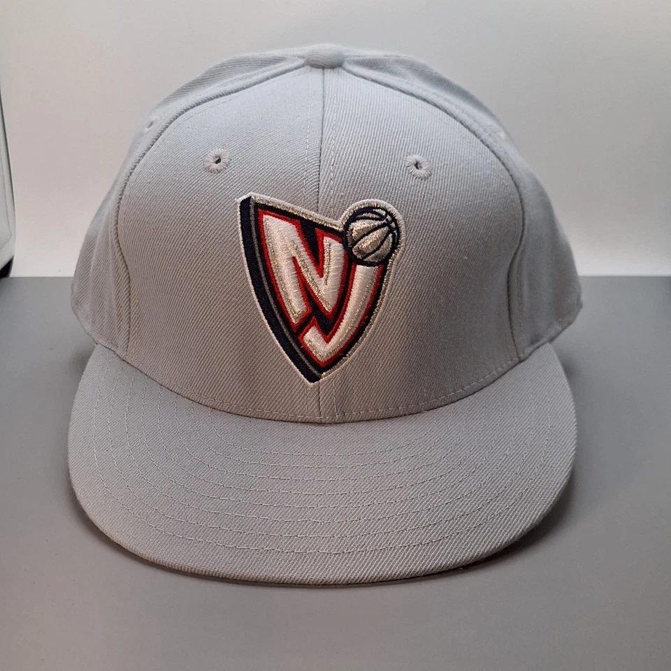 Gorra Reebok New Jersey Nets ajustada 7 3/4 baloncesto NBA sombrero gris lana Foto 1 de 4