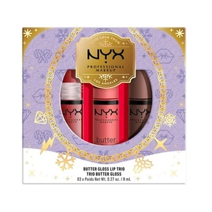 NYX PROFESSIONAL MAKEUP Butter Gloss Lip Trio, Gift Set - Picture 1 of 6