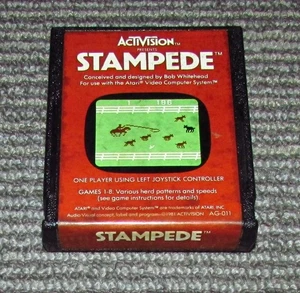 Stampede for Atari 2600 Fast Shipping! Authentic - Picture 1 of 2