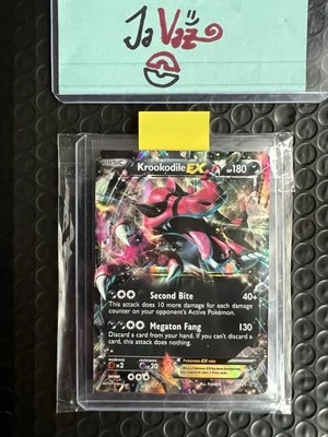 Krookodile EX XY25 NM+ Front NM/LP Back 2014 XY Black Star Promo✨Regular Size - Image 1 of 4