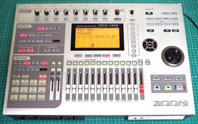 ZOOM MRS-1608 Digital Multitrack Recorder with AC Adapter Tested Working - Image 1 of 4