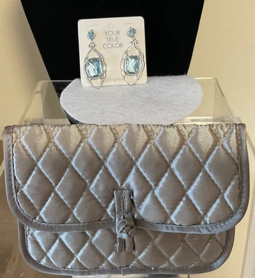 BRINCOS POST DROP EXÓTICOS CHIQUES NOVOS COM ETIQUETAS BRIGHTON SUAS CORES VERDADEIRAS AMOROSAS AQUA - Imagem 1 de 4