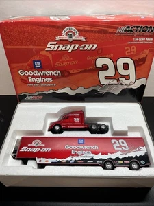 Action Kevin Harvick Snap on Goodwrench #29 Kenworth hauler diecast 1:64 2003 C1 - Picture 1 of 16