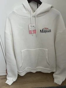 Disney the little mermaid Skinnydip London white Hoodie Size L - Picture 1 of 5
