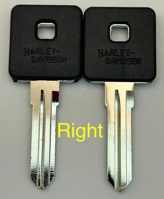 2 llaves en blanco Harley Davidson Sportster XL XR 883 1200 2012 + llaves en blanco código C Foto 1 de 4