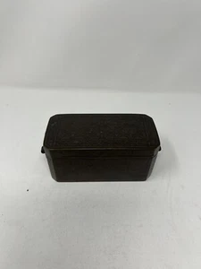 ANTIQUE SILVER INLAID BROZE BETEL NUT SPICE CONTAINER Philippine, Moro Mindanao - Picture 1 of 16