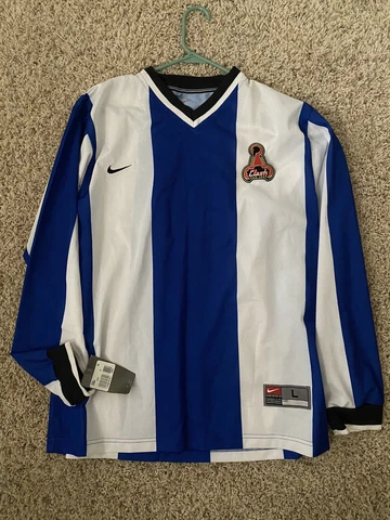 MENS New VINTAGE 90'S NIKE SAN JOSE CLASH MLS SOCCER JERSEY SIZE Large USMNT SJ Cover