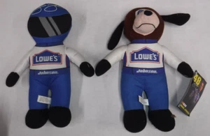 NASCAR SAMMLER LOWE'S JIMMIE JOHNSON PLÜSCHTIER STOFFTIER HUNDERENNEN #48 SET X10-3 - Bild 1 von 5