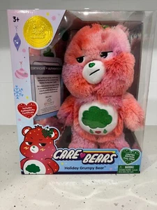 Care Bears Holiday Grumpy Bear, Limited Edition 37cm Plush 2024 2350/ 3000 NEW - Foto 1 di 7