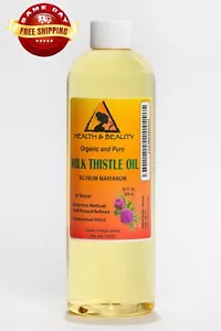 MILK THISTLE SEED OIL ORGANIC REFINED by H&B Oils Center COLD PRESSED PURE 24 OZ - Picture 1 of 12