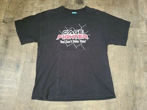 Vtg BJ Penn mma authentic T-shirt just scrap UFC Hawaii prodigy hilo XL Black - Picture 1 of 8