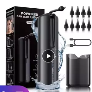 Electric Water-Powered Ear Cleaner Kit – Rechargeable, Waterproof, with 10 Tips - Picture 1 of 6