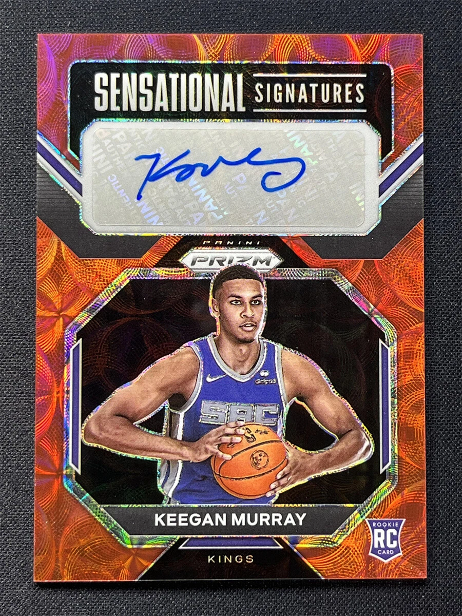 2022-23 Panini Prizm Keegan Murray Choice Red Sensational Signatures Auto RC