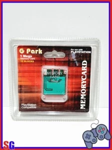 MEMORY CARD 1MB 15 BLOCCHI X PLAYSTATION PS1 PS2 PSX - PS-ONE NUOVA SIGILLATA - Foto 1 di 3