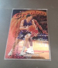 JOHN STOCKTON NBA CARD TOPPS FINEST CREATORS 1997-98 # 187 CR5 UTAH JAZZ